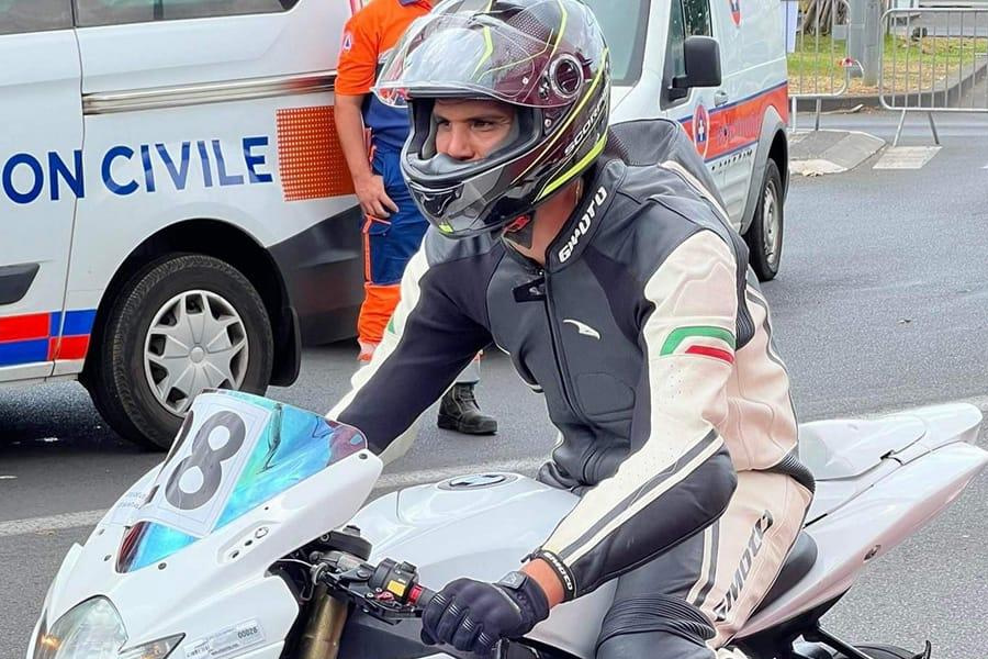 Course de côte de moto : Damien Lavalle en finale 
