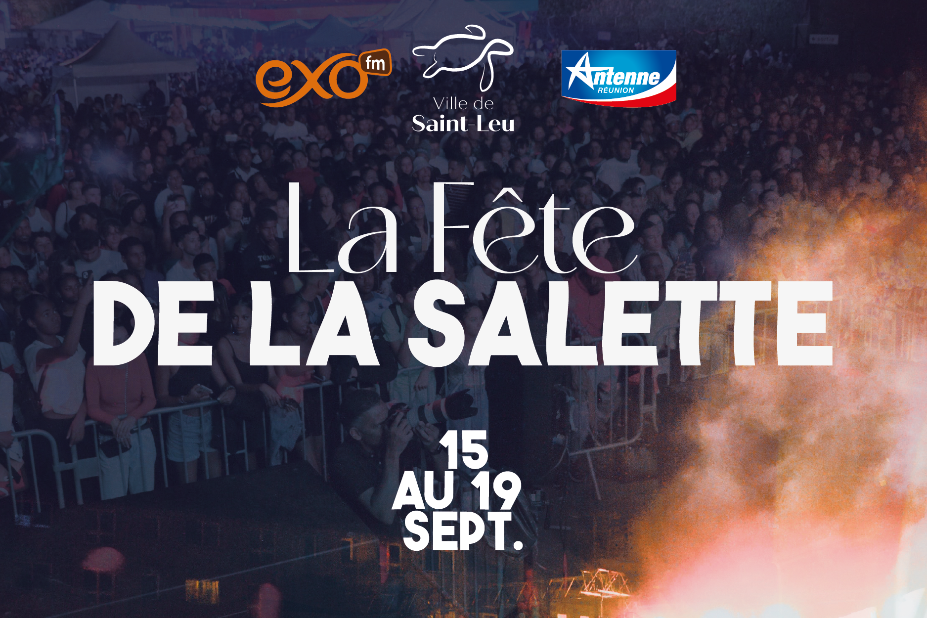 La Fête de la Salette, c’est du 15 au 19 Septembre à la Ravine Saint-Leu !