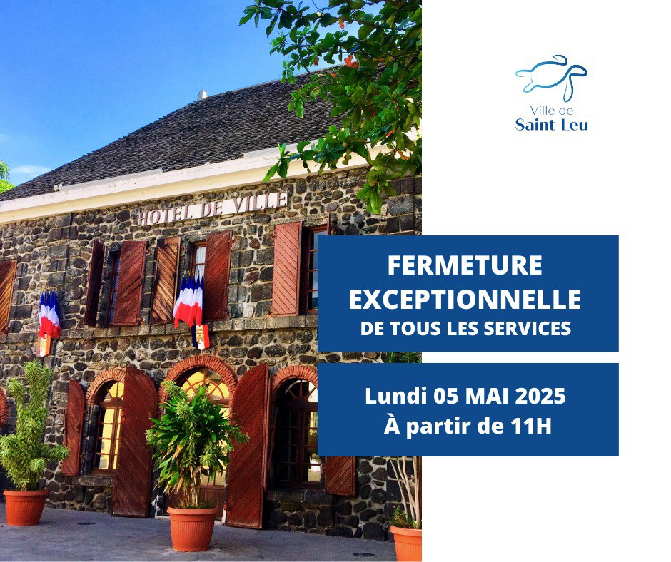 Fermeture exceptionnelle des services