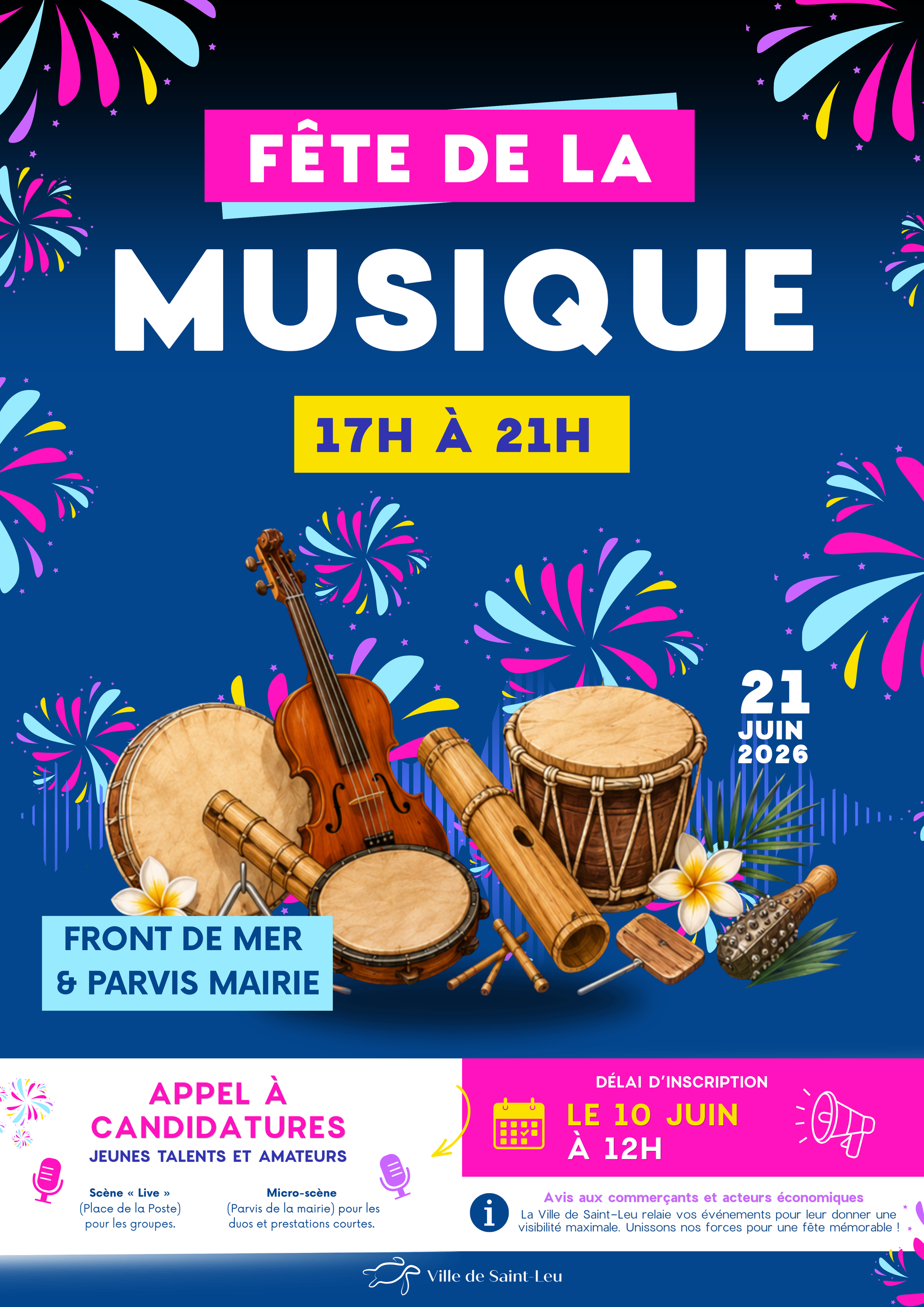 Faites résonner Saint-Leu ! 🥁